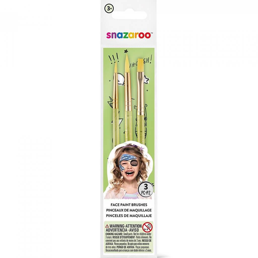 Face Painting Brush Set 3pcs