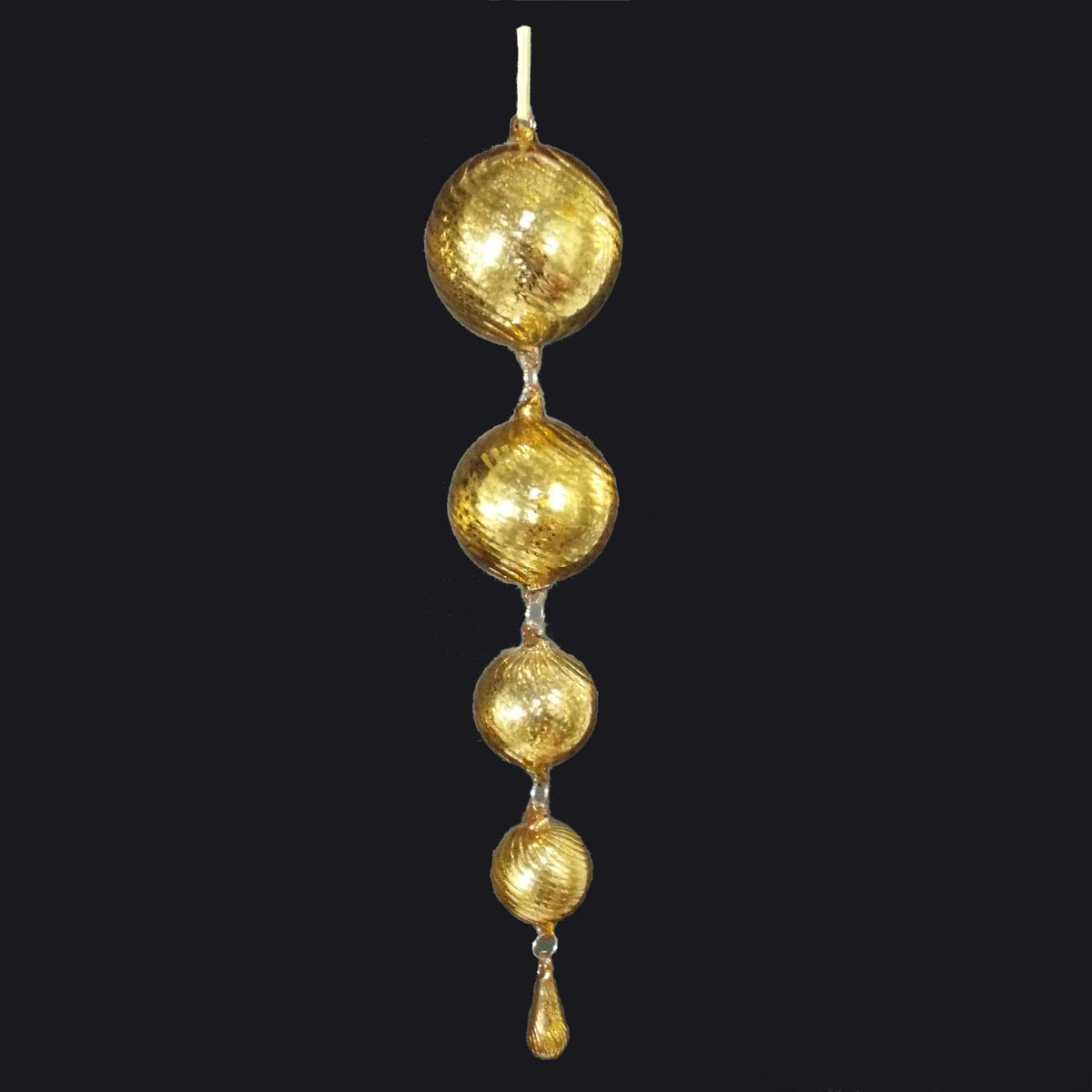Glass Ball/Finial Drop Ornament 