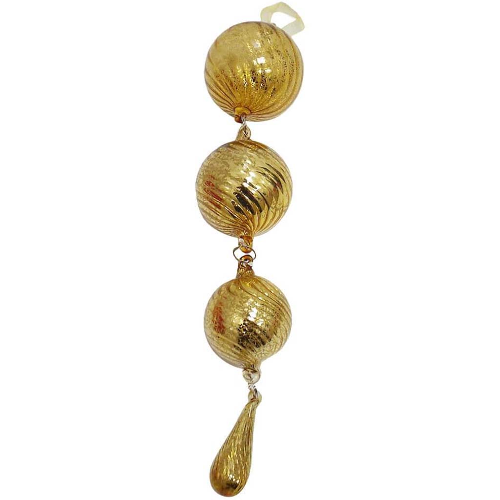 Glass Ball/Finial Drop Ornament 