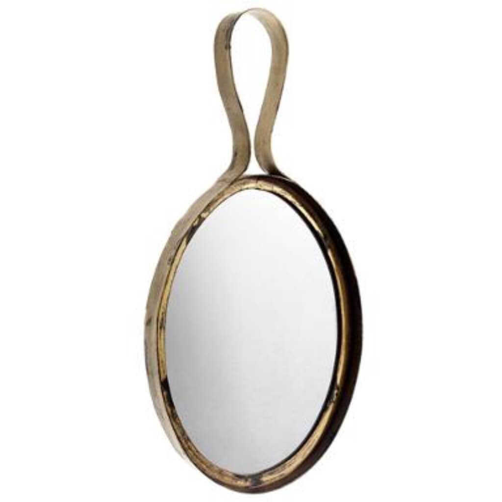 Metal Hanging Mirror 