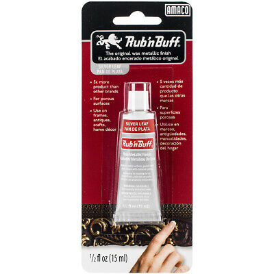 Rub "n Buff Wax Metallic Finish Silver 